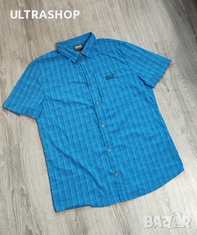 Jack Wolfskin L size UV shield мъжка лятна риза