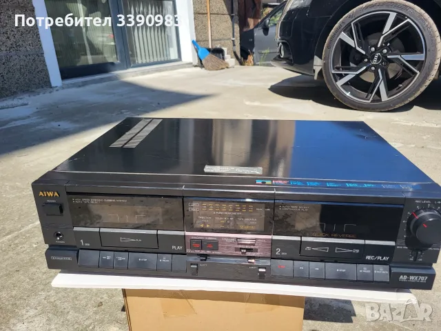 ДЕК AIWA AD-WX707 със защитното фолио на капака, снимка 10 - Декове - 55545740