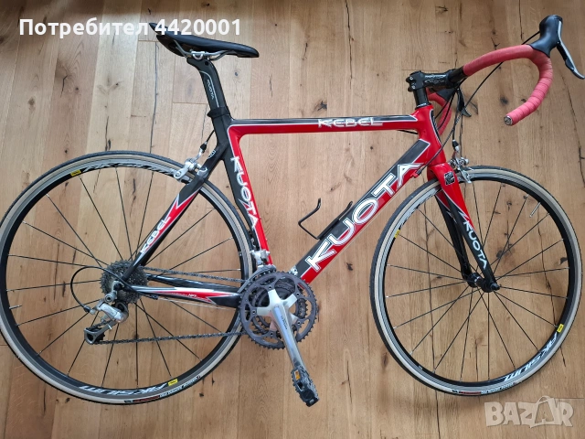 Продавам италиански шосеен велосипед Kuota Kebel