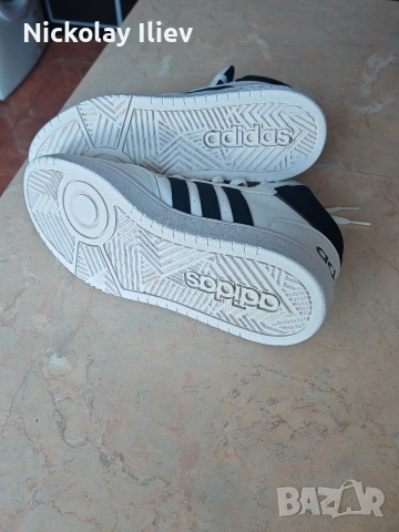 Мъжки маратонки Adidas Hoops 3.0 Mid размер 42 2/3, снимка 4 - Маратонки - 54988089