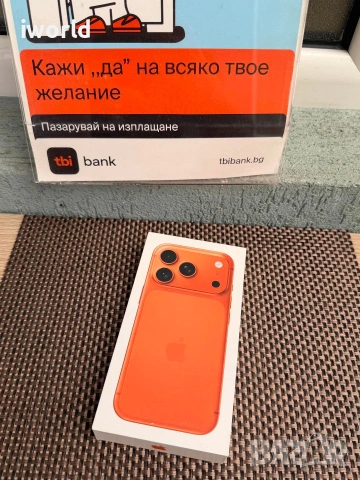512GB🔥 НОВ⚠️ iPhone 17 Pro⚠️ Лизинг от 51€/мес ⚠️ Cosmic Orange ГАРАНЦИЯ❗️, снимка 4 - Apple iPhone - 55103023