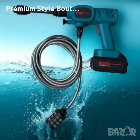 Акумулаторна водоструйка BOXER двойна батерия 6000 A - 36V с 2 батерии и куфар - мощна и компактна, снимка 6 - Друга електроника - 54055414