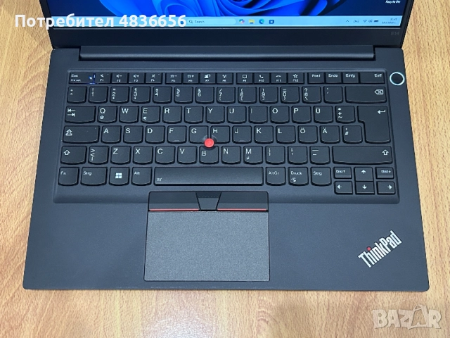 Промоция! Като нов! Лаптоп Lenovo E14 Gen2 i5/16GB RAM/256GB с 3 м.гар.!, снимка 2 - Лаптопи за работа - 54761195