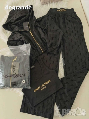 🍬🍬🍬Дамски Комплект YSL 3 части, снимка 7 - Спортни екипи - 54152455