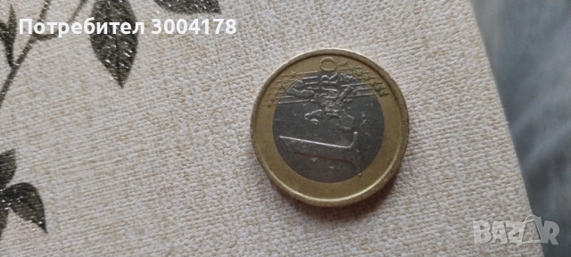 Монета от 1€ италия, снимка 2 - Нумизматика и бонистика - 54637605