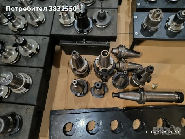 Дорници държачи за фреза с инструменти SK40 - 250 броя, снимка 12 - Стругове - 55624355