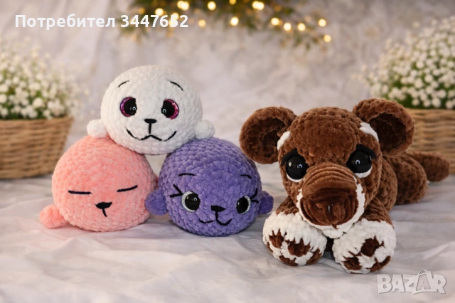 Ръчно плетени играчки / амигуруми, снимка 5 - Плюшени играчки - 54041645