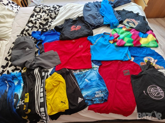 Голям летен лот за момче 11-12 години, Найк, Ъндърармър, Адидас 