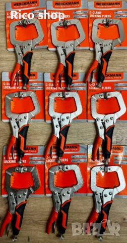 C-образни заключващи клещи (C-Clamp Locking Pliers), снимка 3 - Клещи - 54217520