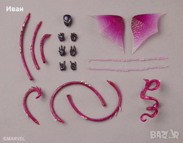 Kaiyodo Revoltech Amazing Yamaguchi Gwenom оригинален японски шедювър нови и запечатани !, снимка 7 - Колекции - 54270898