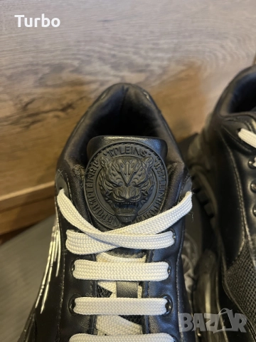 Plein Sport Runner 42 - SIPS1009 Black - Оригинални с кутия, снимка 3 - Спортно елегантни обувки - 55543138