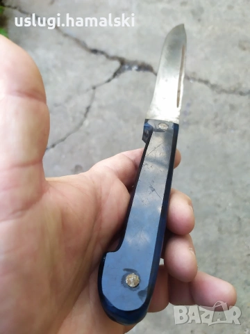 Стар нож ръчна изработка, снимка 3 - Антикварни и старинни предмети - 54173688
