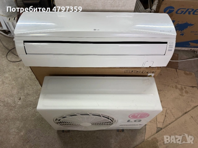 Инверторен климатик LG 12ка, снимка 2 - Климатици - 54198792