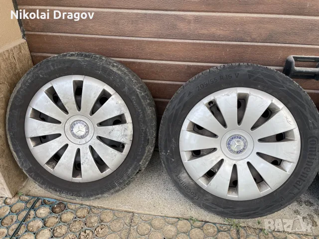 16” гуми с джанти Мерцедес 5х112 с датчици за налягане на въздуха, снимка 7 - Гуми и джанти - 55539910