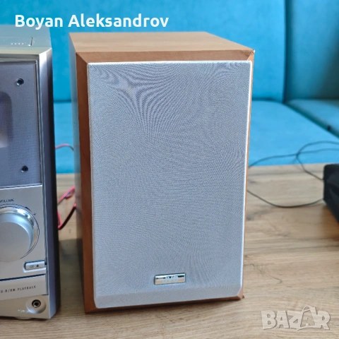 JVC UX‑P400 микро система – CD с MP3 / Auto-reverse касета / RDS / AUX, снимка 4 - Аудиосистеми - 54429067