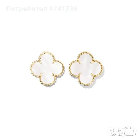 Van Cleef обеци с 18к позлата и сертификат/ всички видове, снимка 3 - Обеци - 55674618