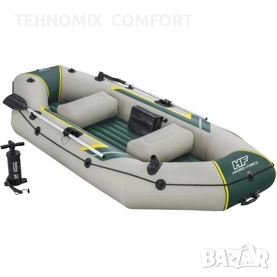 Надуваема лодка Bestway Hydro-Force™ 2.95m x 1.3 m x 46см  X3 Raft Set, снимка 3 - Водни спортове - 55101465