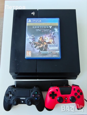 PlayStation 4 (FAT) 500GB – Пълно обслужване + 2 джойстика 