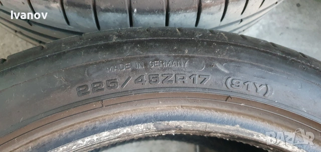 225/45/17 летни гуми Dunlop , снимка 5 - Гуми и джанти - 54682110