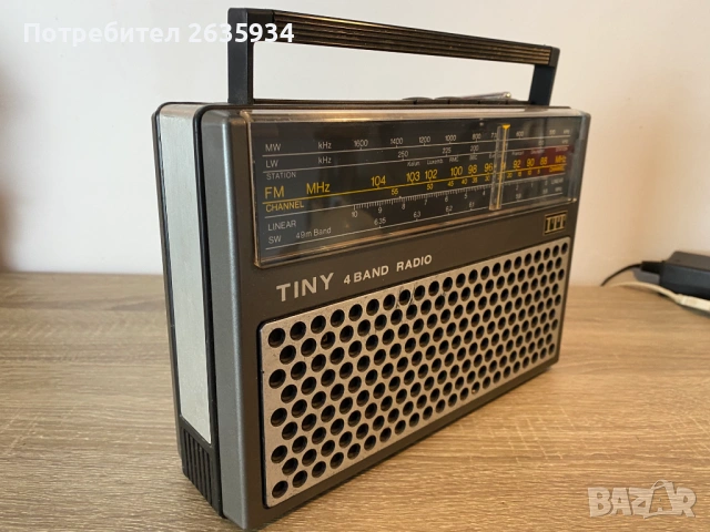 Радио ITT Tiny 109, снимка 2 - Радиокасетофони, транзистори - 54606007