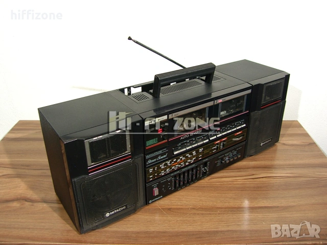 Радиокасетофон Hitachi trk-w550e /1, снимка 7 - Радиокасетофони, транзистори - 54899087