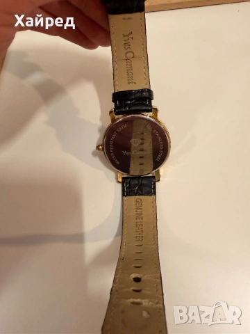 Мъжки часовник Yves Camani, позлатен, многофункционален с дата и ден, снимка 6 - Мъжки - 53989529