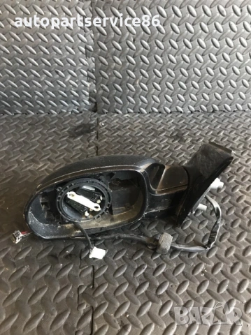 Ляво странично огледало без стъкло черно за Citroen C5 (2001-2005) 019013 