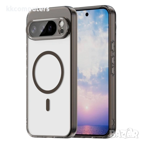 Google Pixel 10 Pro XL Калъф - Прозрачен, Магнитен, PC+TPU, 4 цвята