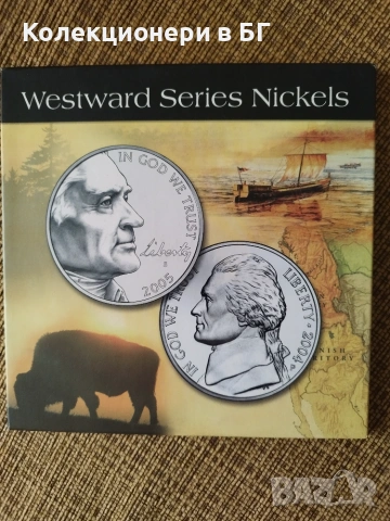 СЕТ С ДЕСЕТ ВЪЗПОМЕНАТЕЛНИ МОНЕТИ ОТ САЩ❗️С ПОЗЛАТА❗/виж описанието/