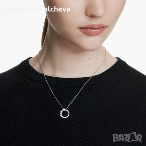 Колие Swarovski - Matrix Pearl Pendant, снимка 3 - Колиета, медальони, синджири - 54843433
