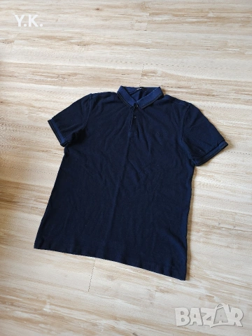 Оригинална мъжка тениска с яка Fred Perry, снимка 2 - Тениски - 51038270