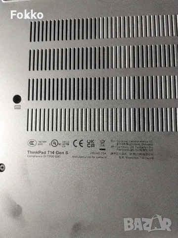 Моделът Lenovo ThinkPad T14 Gen 6 (с парт номер 21QG0021BM) , снимка 3 - Лаптопи за работа - 55686670