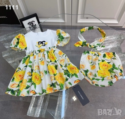 Детски рокли D&G Gucci  2-3  3-4 годинки, снимка 2 - Детски рокли и поли - 54717964