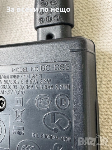 Оригинално Зарядно Sony BC-CS3 за батерии Sony NP-FE1, NP-FR1, NP-FT1, снимка 6 - Батерии, зарядни - 54072752