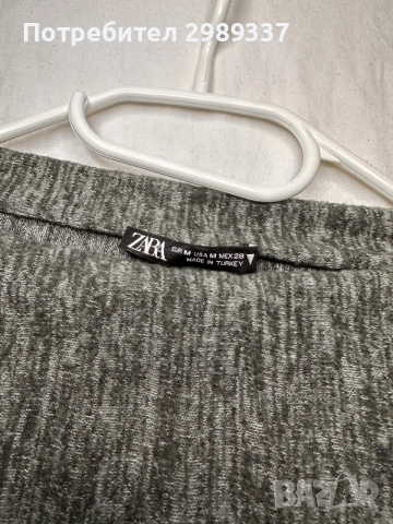 Дамска блузка - ZARA, снимка 2 - Блузи с дълъг ръкав и пуловери - 55495022