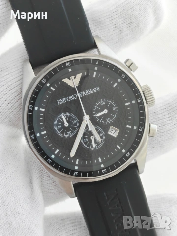 Emporio Armani Хронограф, снимка 8 - Мъжки - 54917097