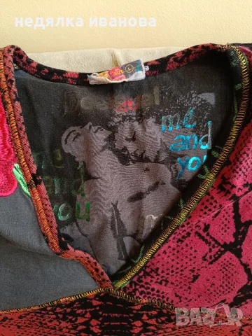 Desigual -дамска блуза -туника, снимка 3 - Туники - 55553172