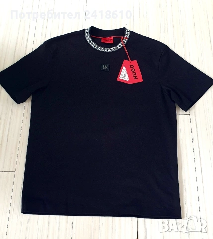 Hugo Boss HUGO Deternal Cotton Mens Size S НОВО! ОРИГИНАЛ! Мъжка Тениска!