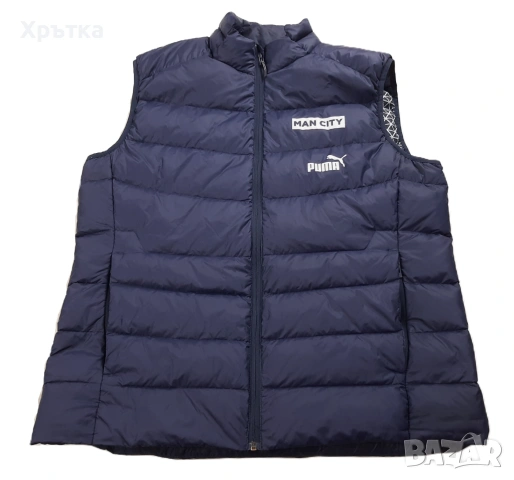 PUMA Manchester City Vest - Оригинален мъжки елек размер XL, снимка 7 - Якета - 54168001