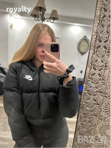 Nike Ново Черно Дамско Яке Найк 