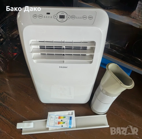 Мобилен климатик Haier 12000btu , снимка 4 - Климатици - 54861536