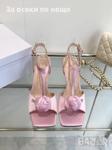 Christian Dior Дамски Елегантни Сандали На Ток Кристиян Диор - Различни Цветове Код KP5, снимка 4 - Сандали - 55682047