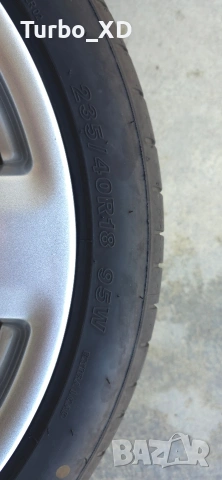 Продавам 18" Audi 5-spoke джанти за A4 B6/B7, снимка 9 - Гуми и джанти - 54091584