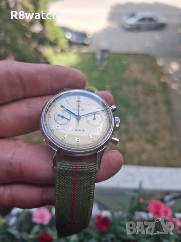 Seagull 1963 chronograph military watch, снимка 2 - Мъжки - 55155084