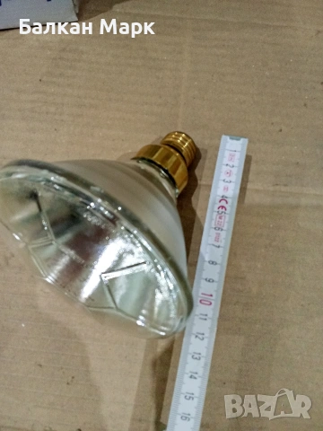 Ретро крушка,лампа Philips PAR 38 Economy (60W / 80W) – Произведена в Холандия, снимка 4 - Крушки - 55232697