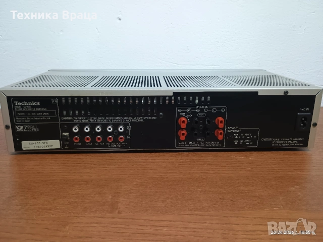 Technics SU-600. Перфектно техническо и почти такова визуално състояние. Изпращам видео. , снимка 12 - Ресийвъри, усилватели, смесителни пултове - 55031457