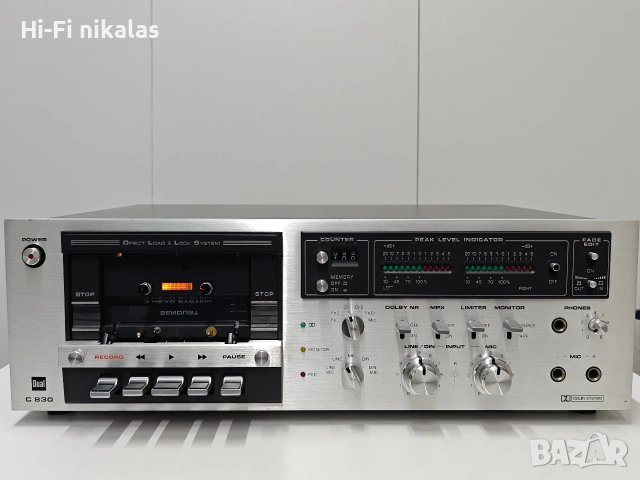 стерео касетъчен дек Hi-Fi ретро DUAL C 830