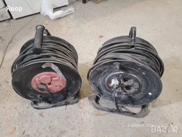 Макара с кабел удължител 50 метра,3000 W, снимка 5 - Разклонители и удължители - 55567899