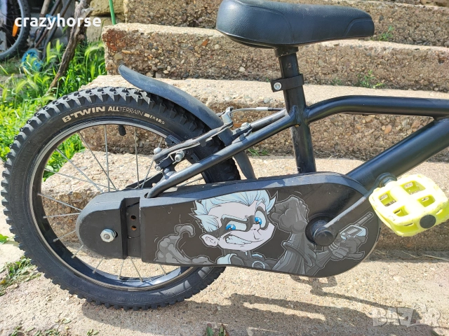 Детски велосипед B-Twin 16" внос от Швейцария, снимка 3 - Детски велосипеди, триколки и коли - 55133467