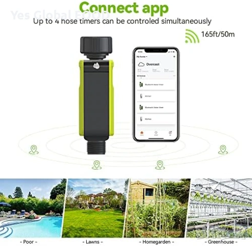Shrivee WiFi контролер за поливане с 1 зона 2.4GHz, снимка 6 - Друга електроника - 55016739